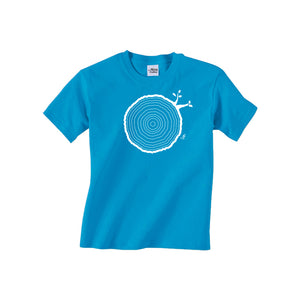 10th Birthday Tshirt Countable Tree Rings Forest Green